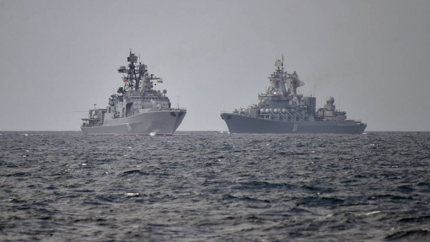 Hải quân Nga sẽ tiến hành một loạt cuộc tập trận trong tháng 1 và 2/2022